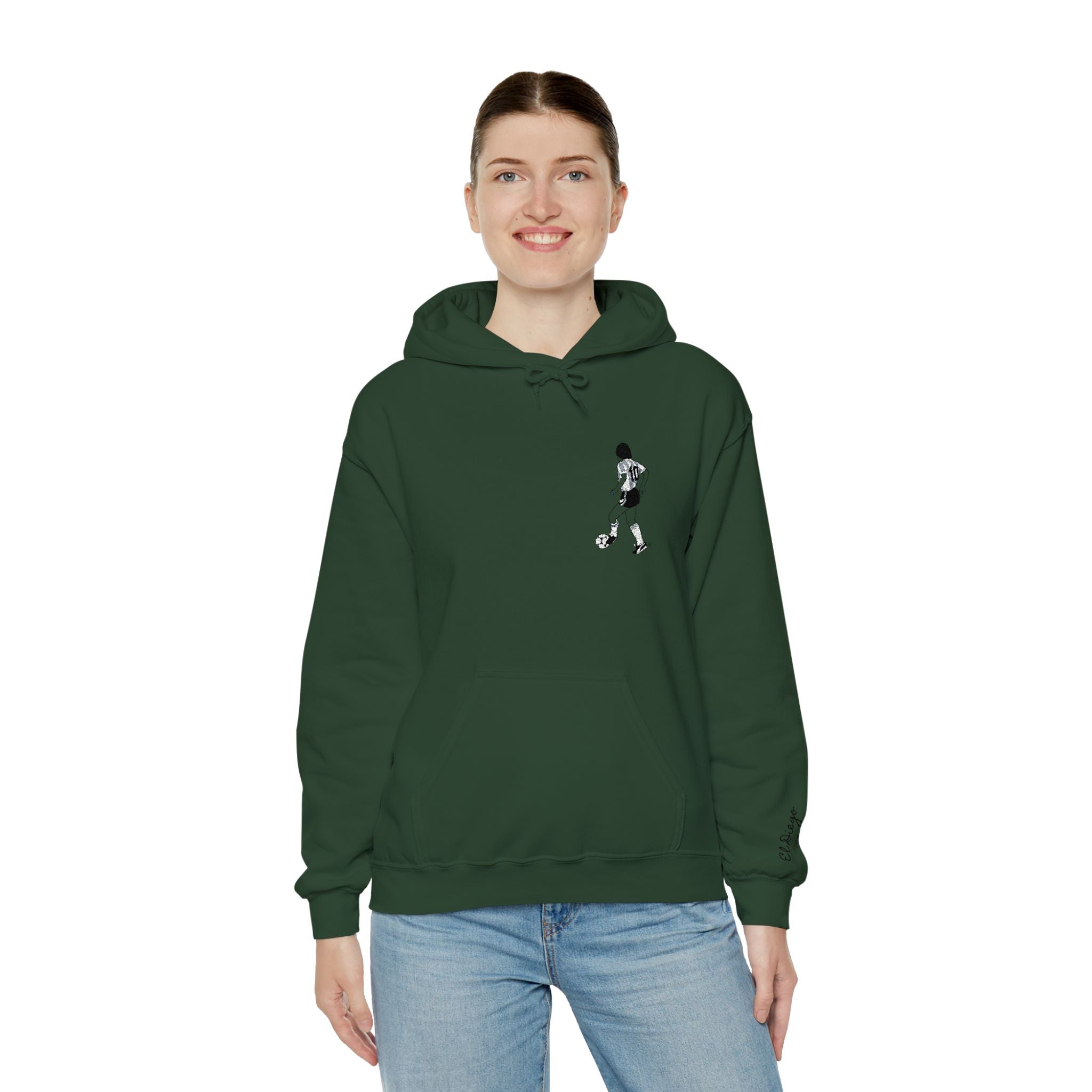 Maradona Iconic Hoodie -RICAMO
