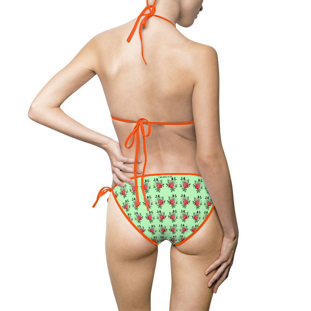 Costume da bagno bikini da donna Tropical colors