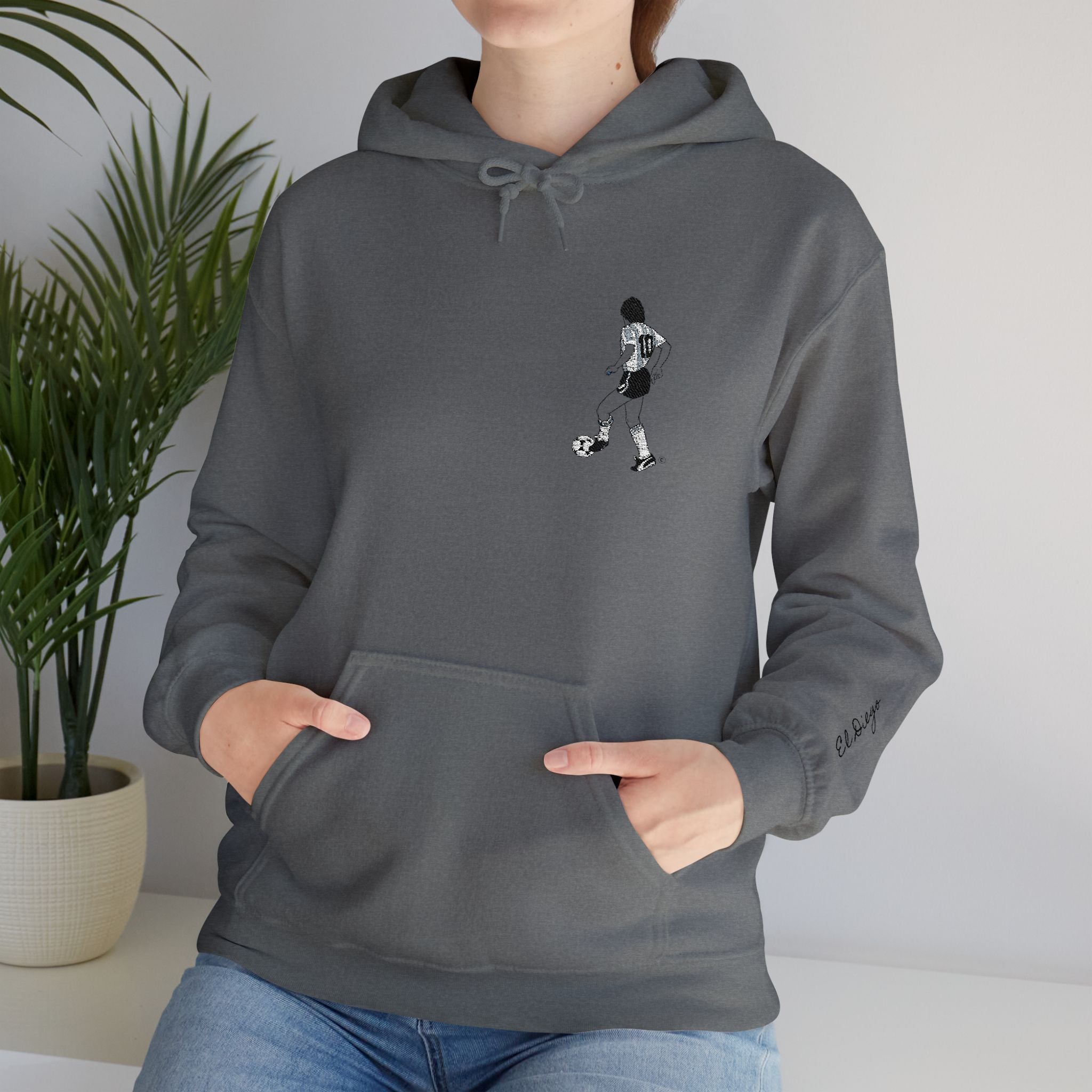 Maradona Iconic Hoodie -RICAMO