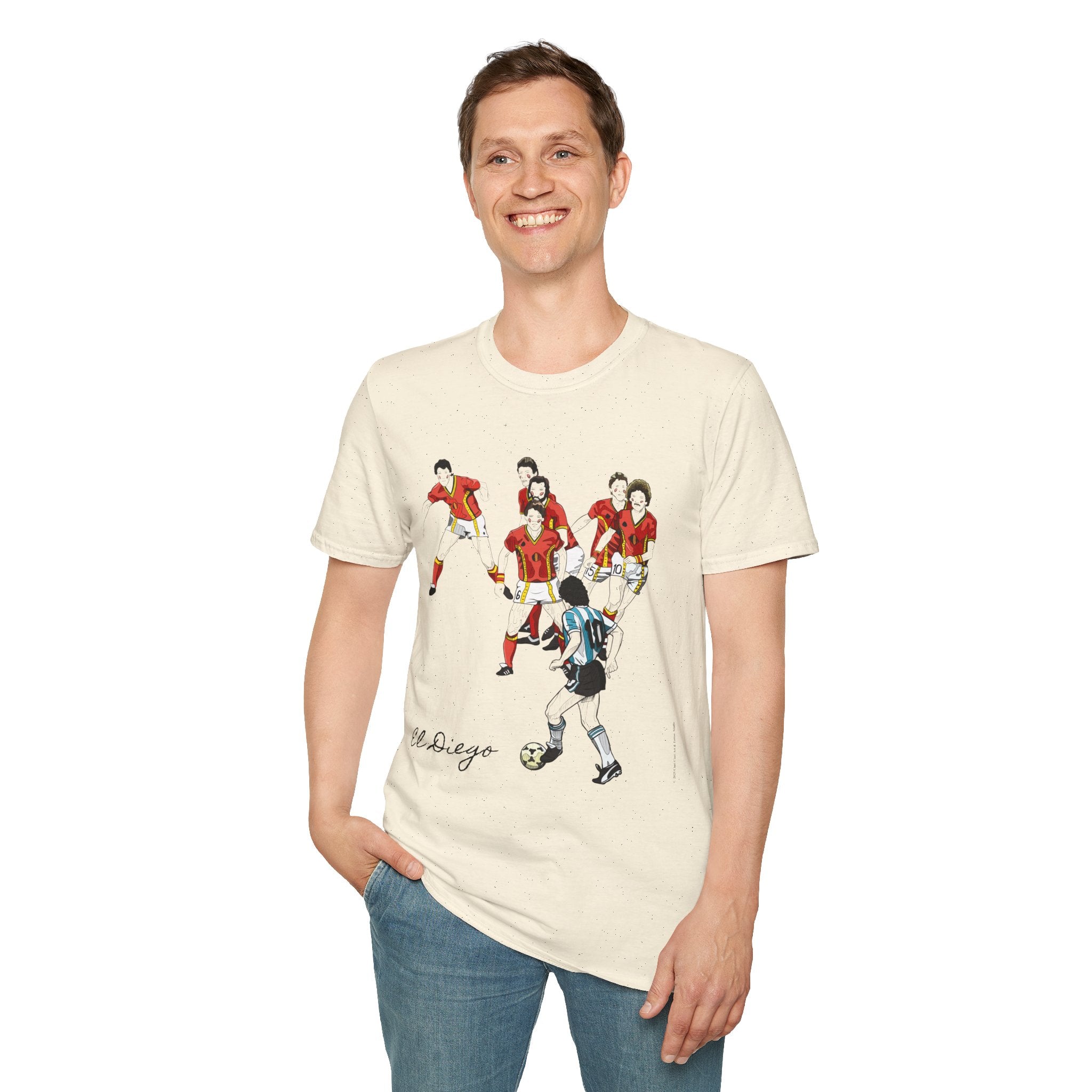 T shirt maradona ICONIC - cotone