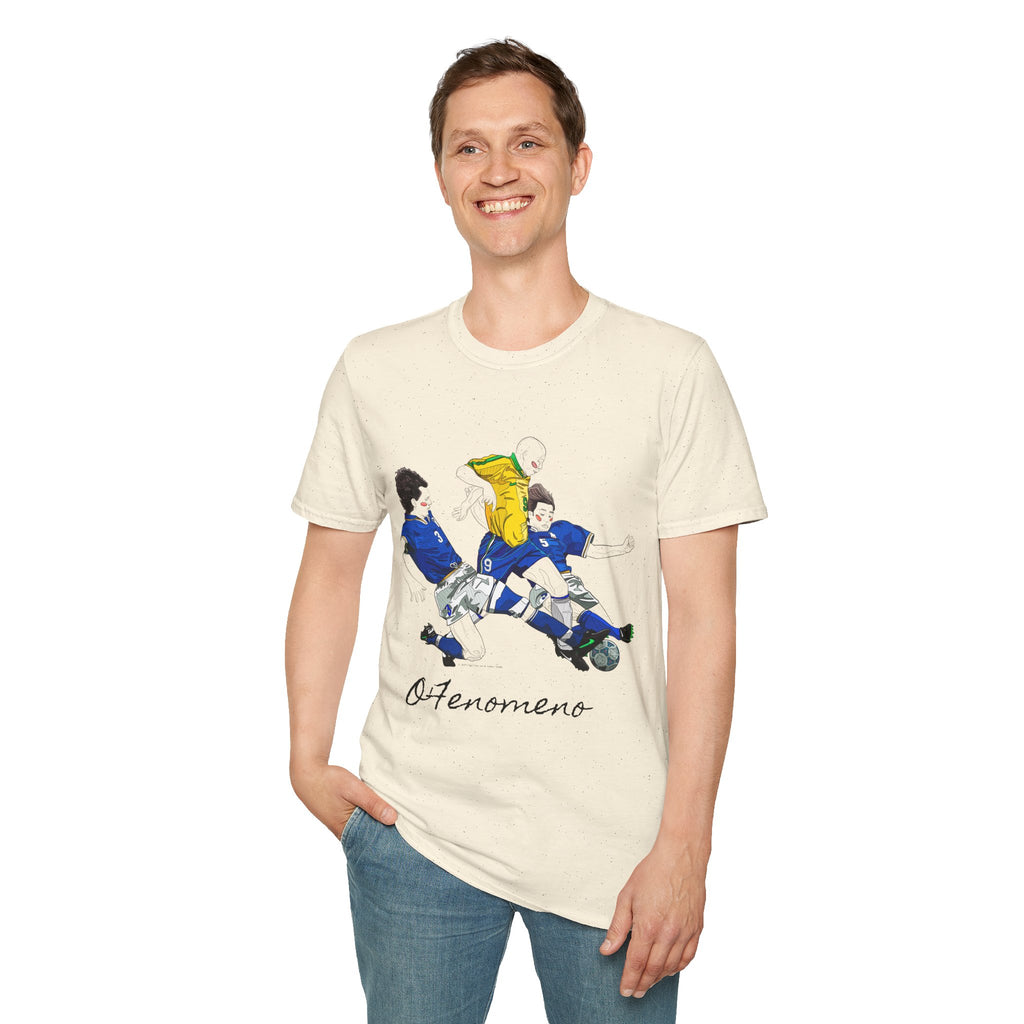 T shirt - Ronaldo Fenomeno -Cotone pettinato