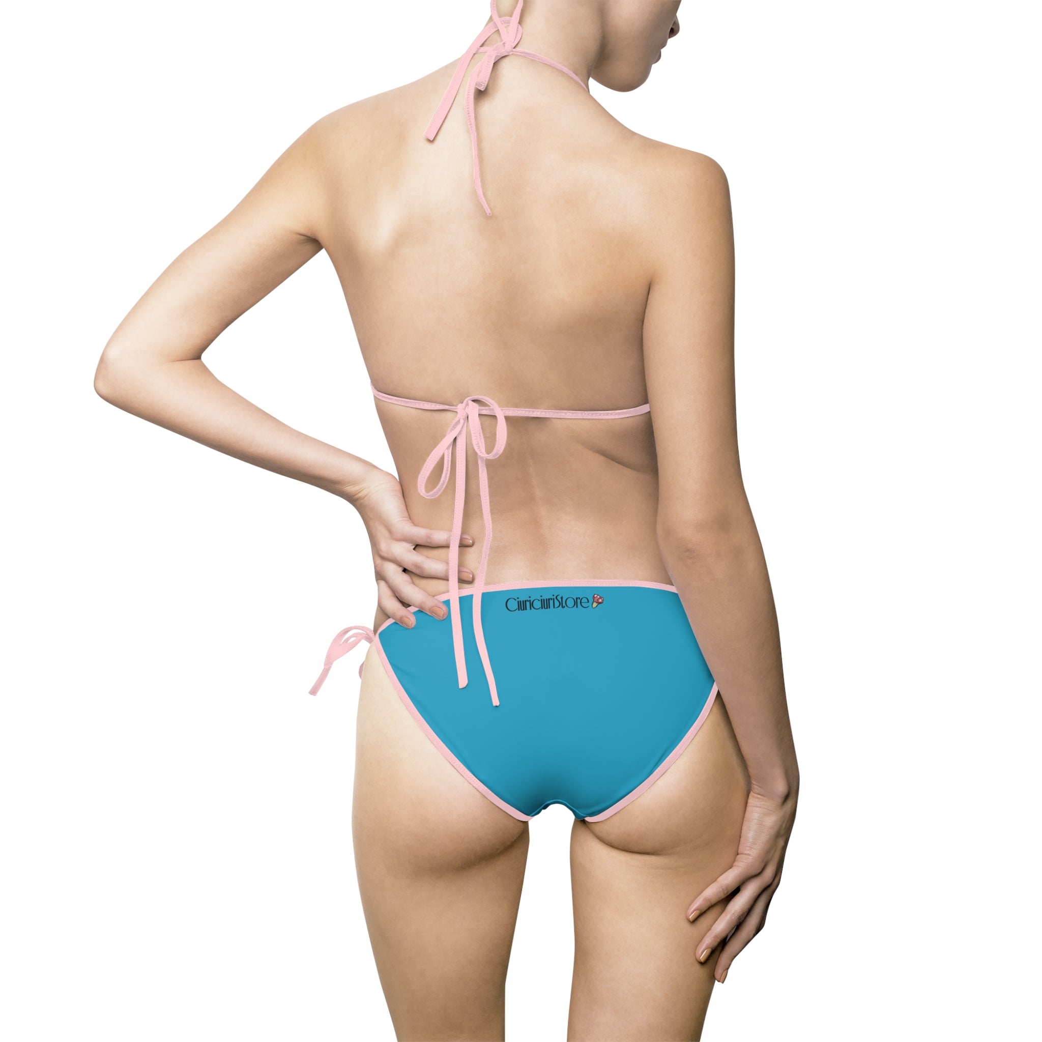Costume da bagno bikini con teschio