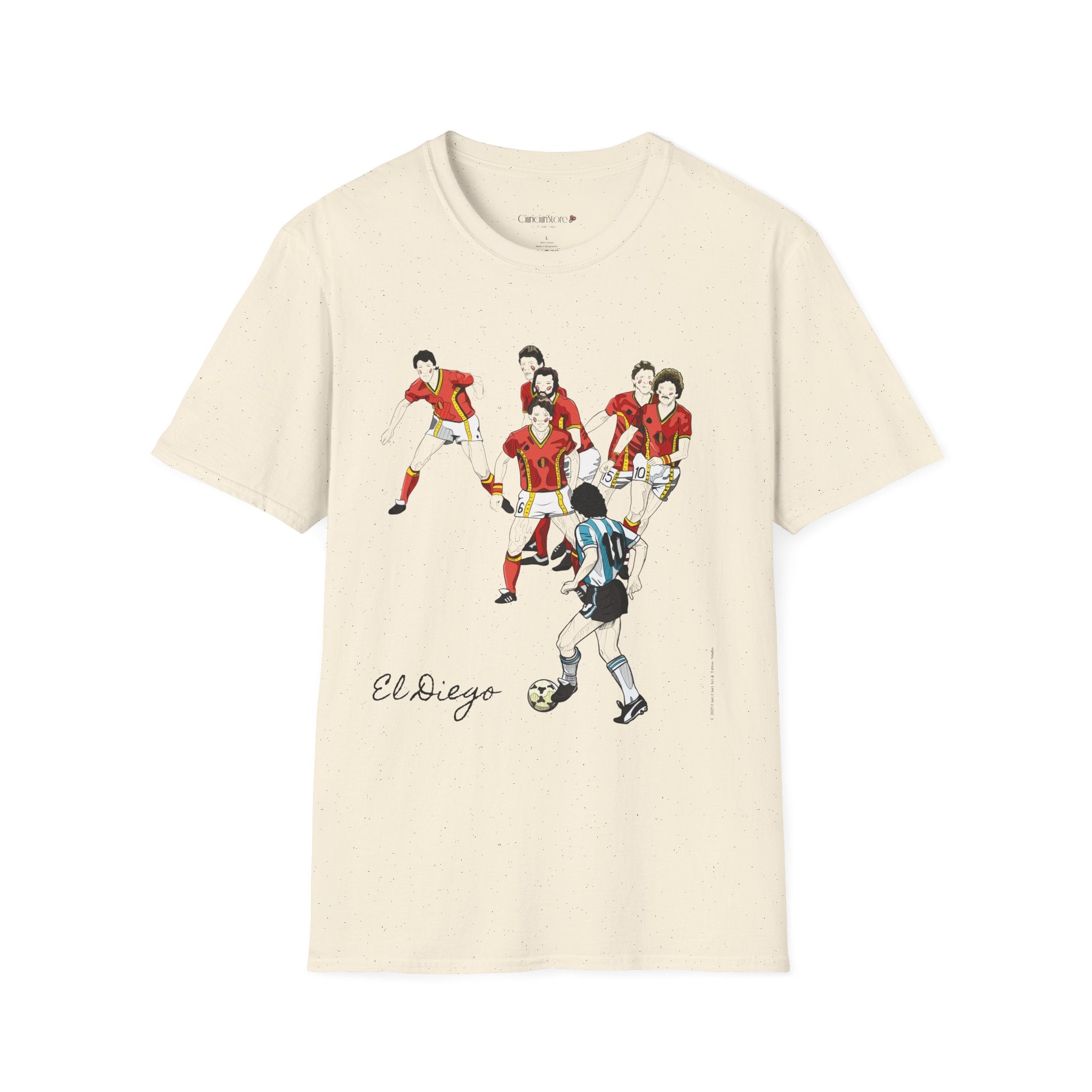 T shirt maradona ICONIC - cotone