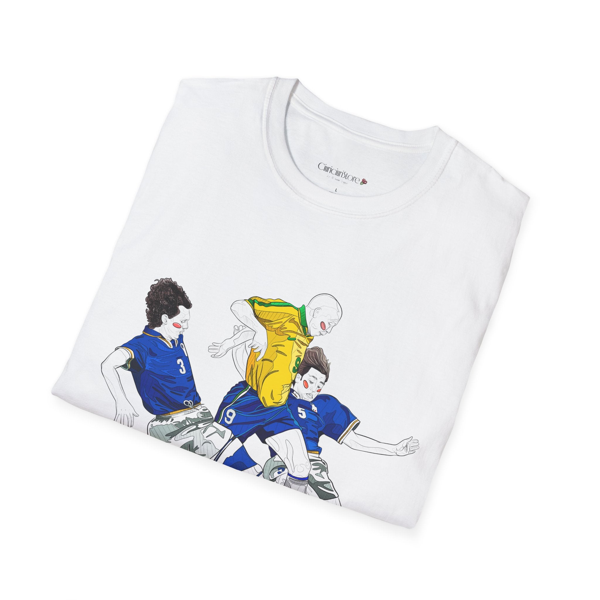 T shirt - Ronaldo Fenomeno -Cotone pettinato