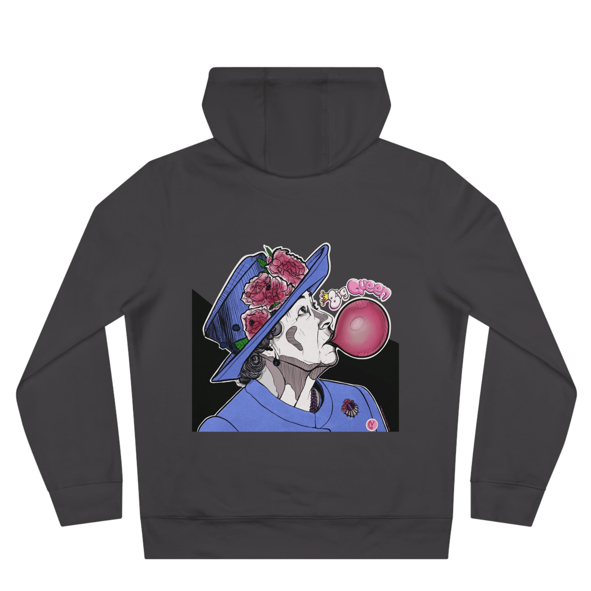 Big Queen Unisex Felpa Design