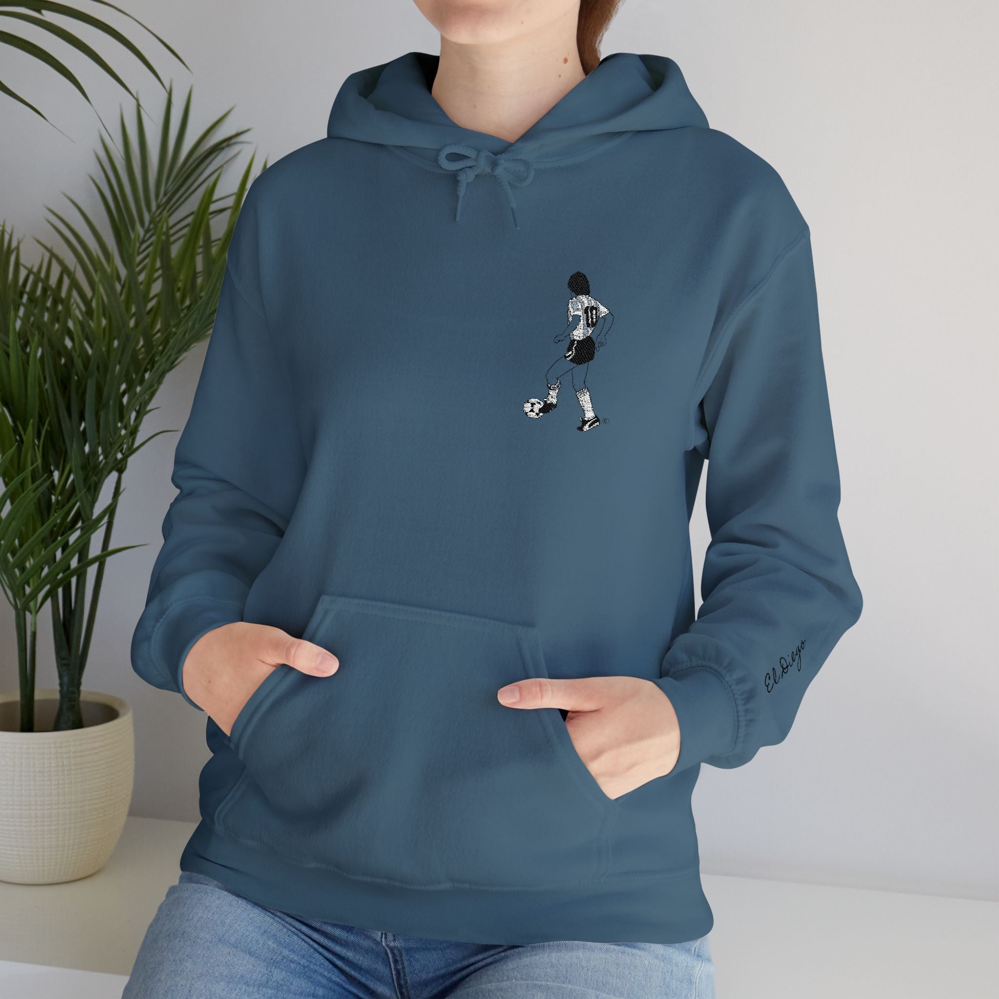 Maradona Iconic Hoodie -RICAMO