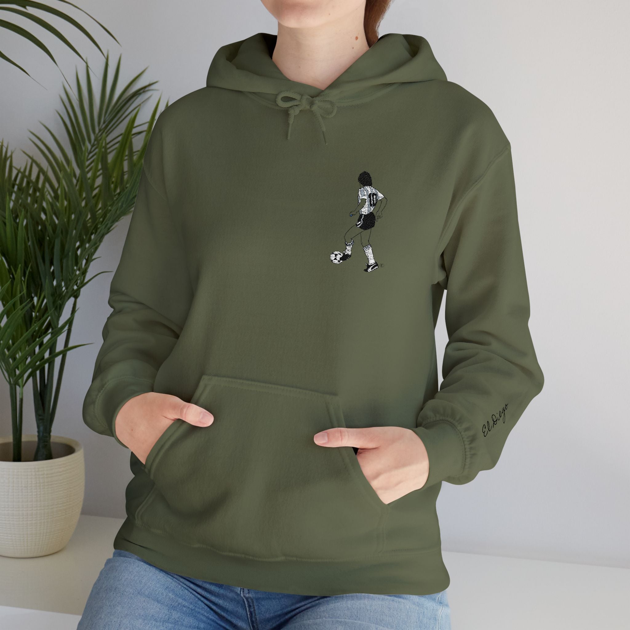Maradona Iconic Hoodie -RICAMO
