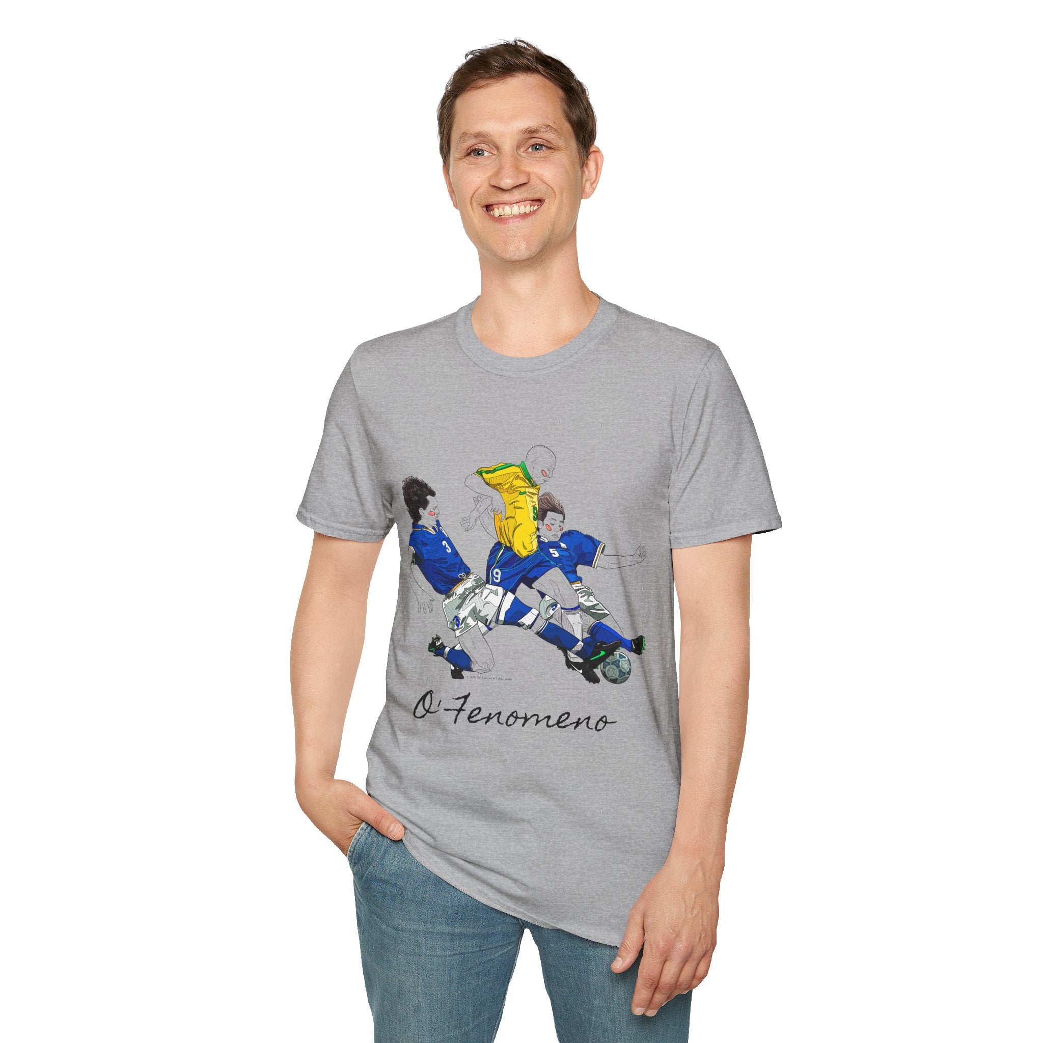 Soccer Legends Unisex T-Shirt - Ronaldo, Cannavaro, Maldini