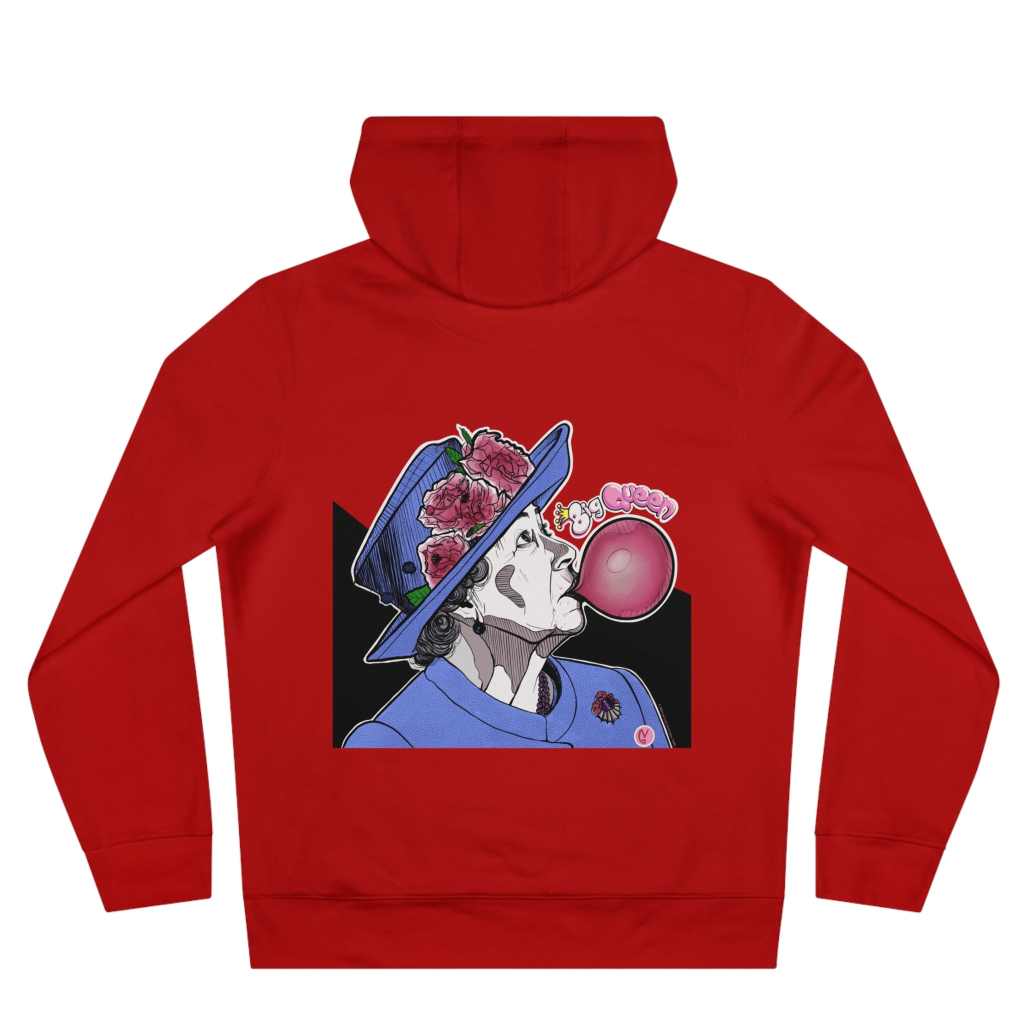 Big Queen Unisex Felpa Design
