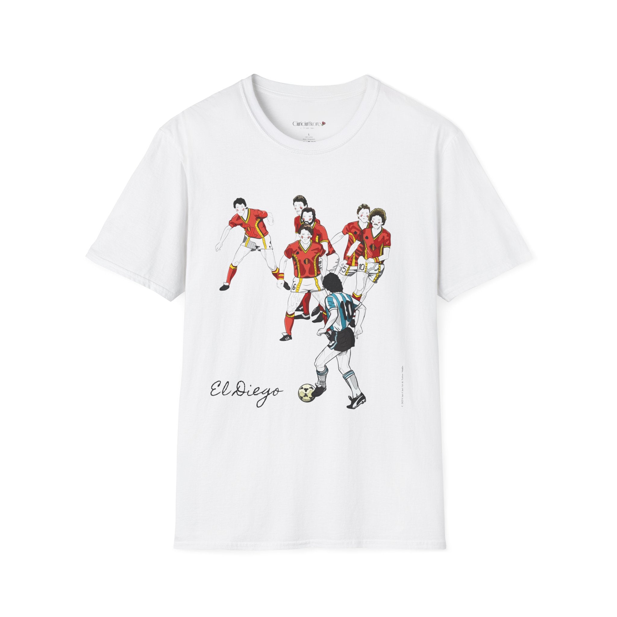 T shirt maradona ICONIC - cotone