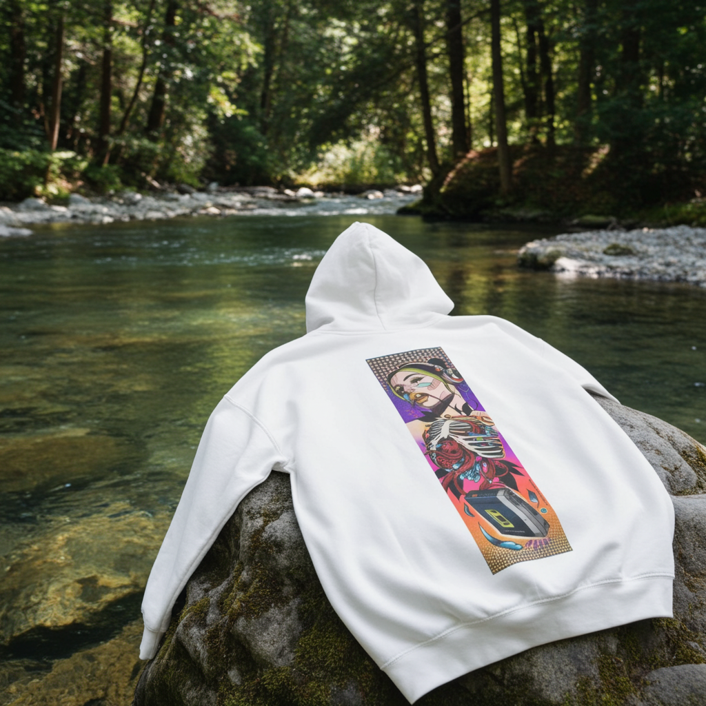 Full Zip Hoodie-80s Style Pop Music