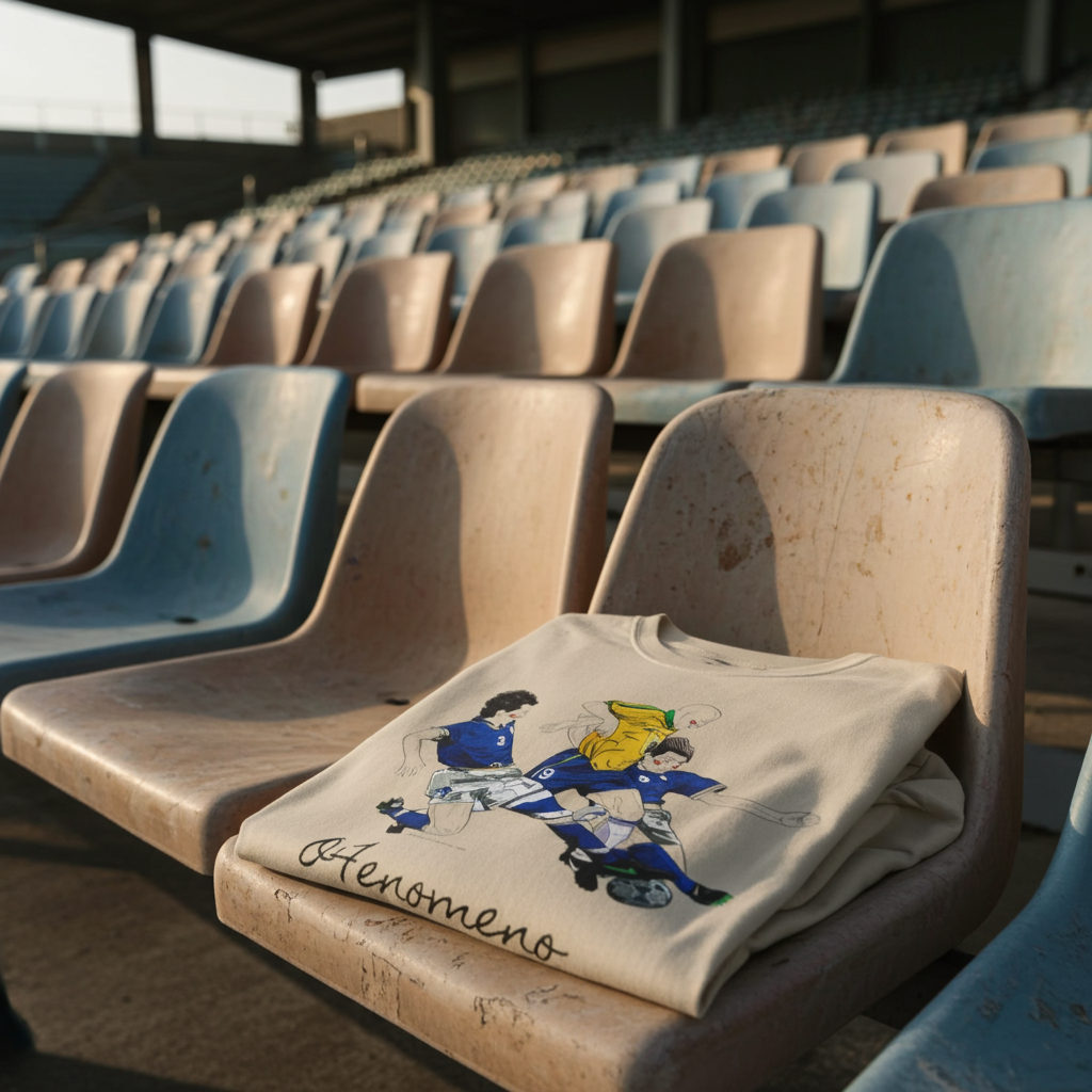 T shirt - Ronaldo Fenomeno -Cotone pettinato