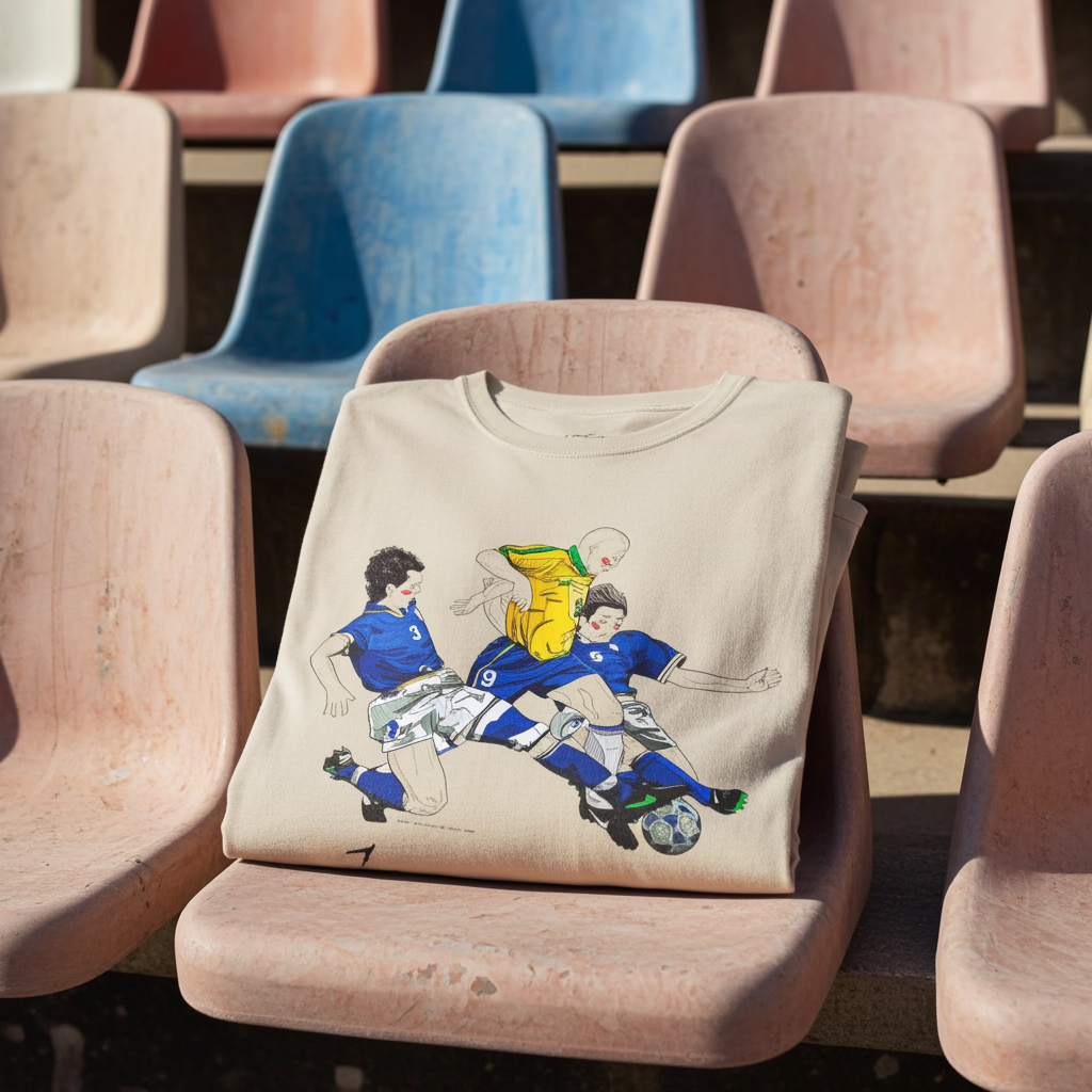 T shirt - Ronaldo Fenomeno -Cotone pettinato