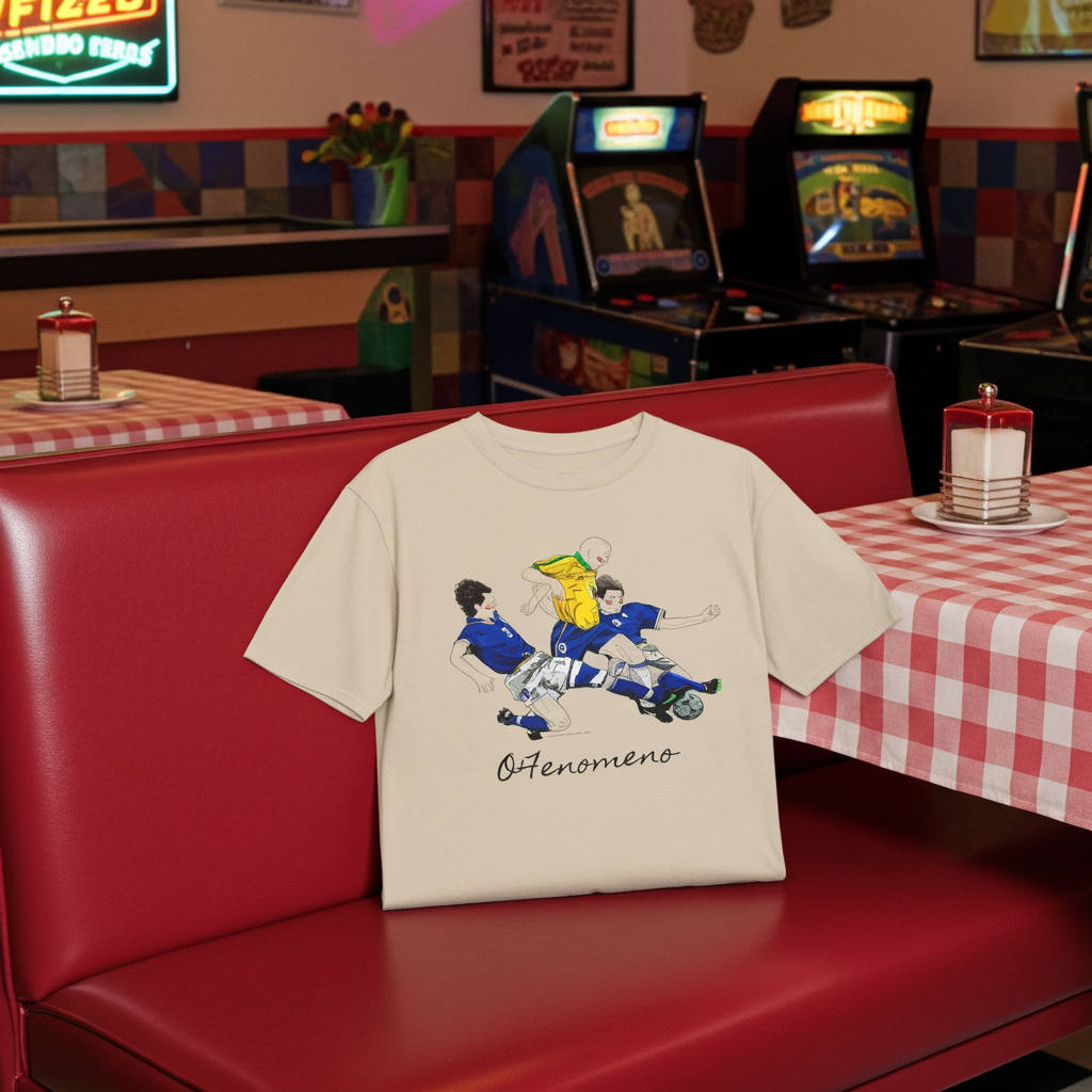 T shirt - Ronaldo Fenomeno -Cotone pettinato