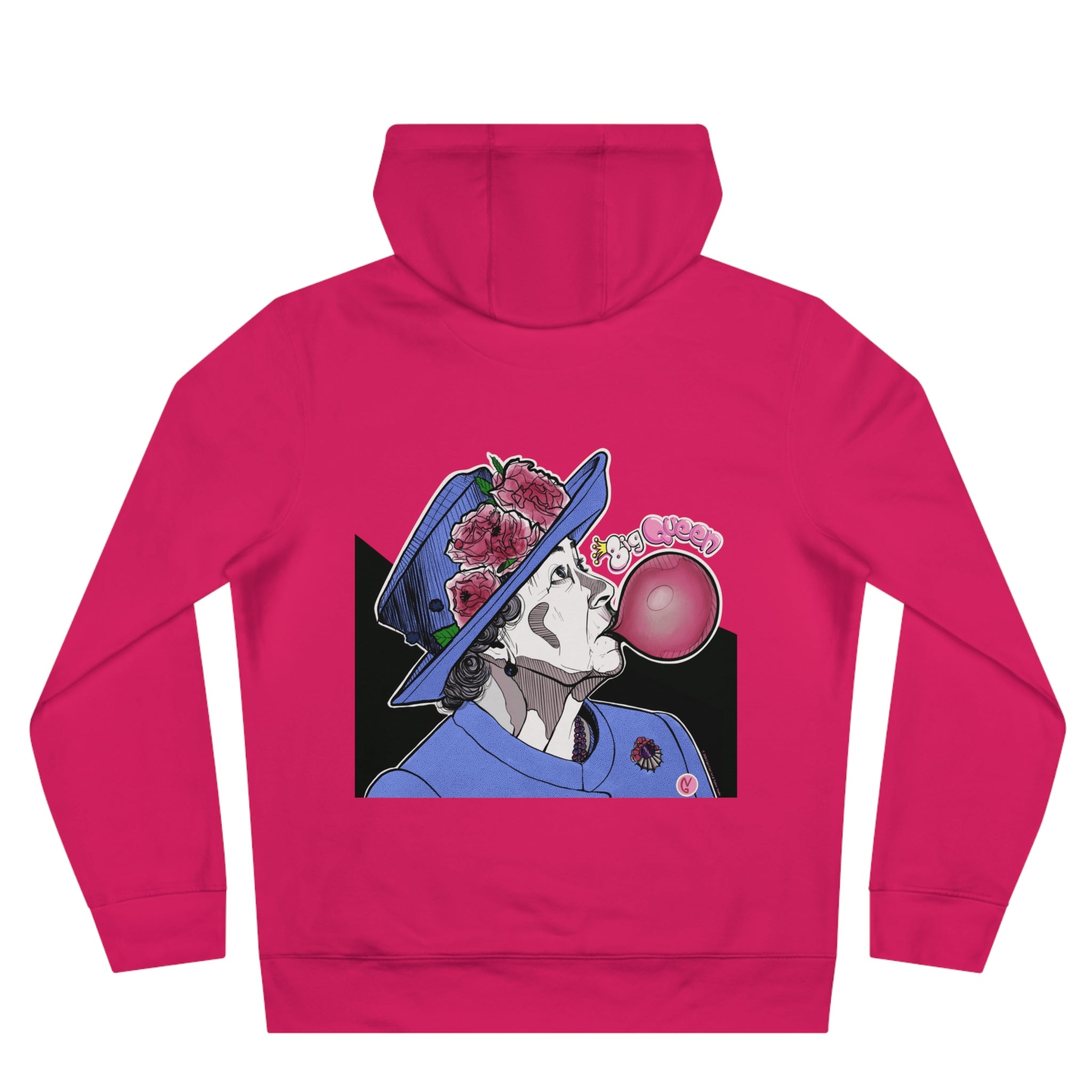 Big Queen Unisex Felpa Design