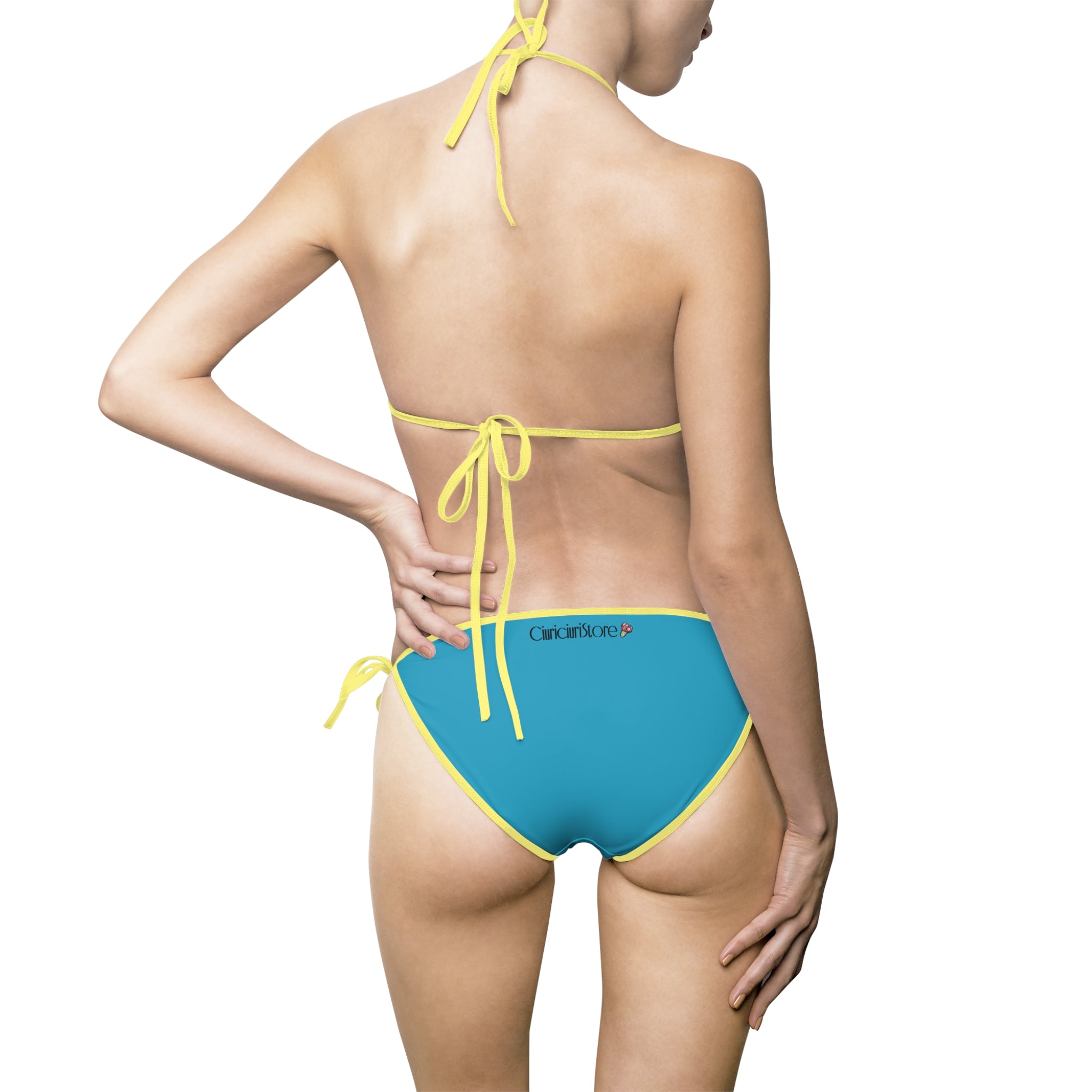 Costume da bagno bikini con teschio
