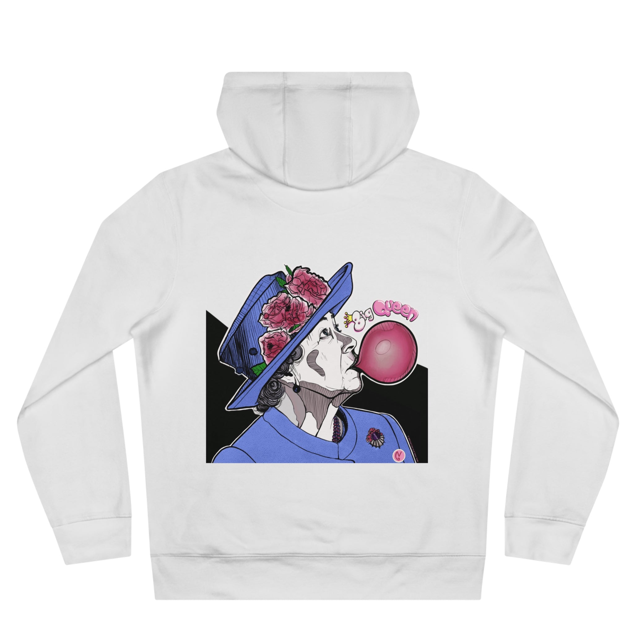 Big Queen Unisex Felpa Design