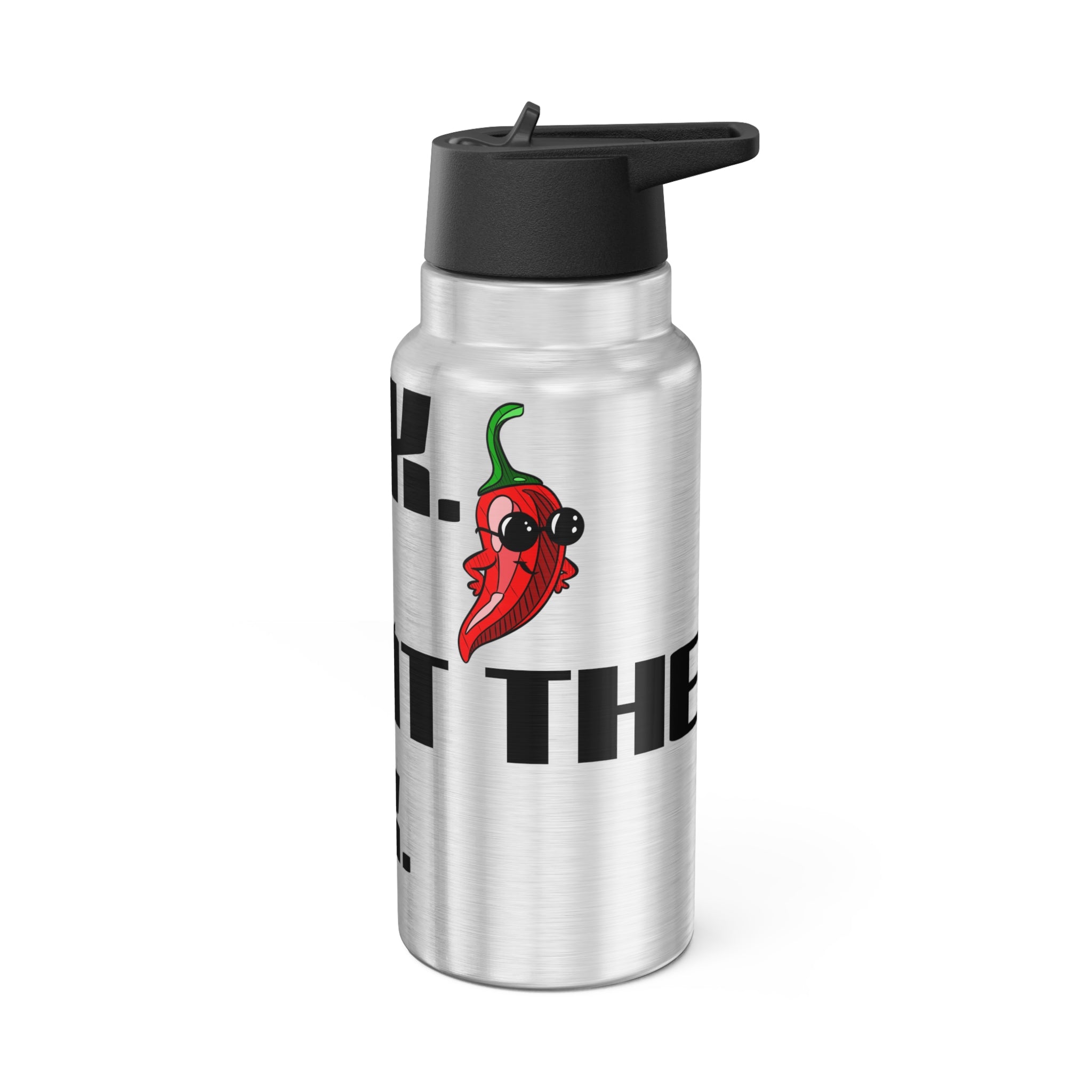 Borraccia termica 950ml. Drink.lik.repeat the freak