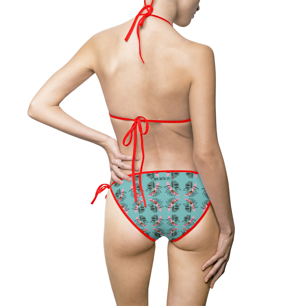 Costume da bagno bikini da donna Tropical colors