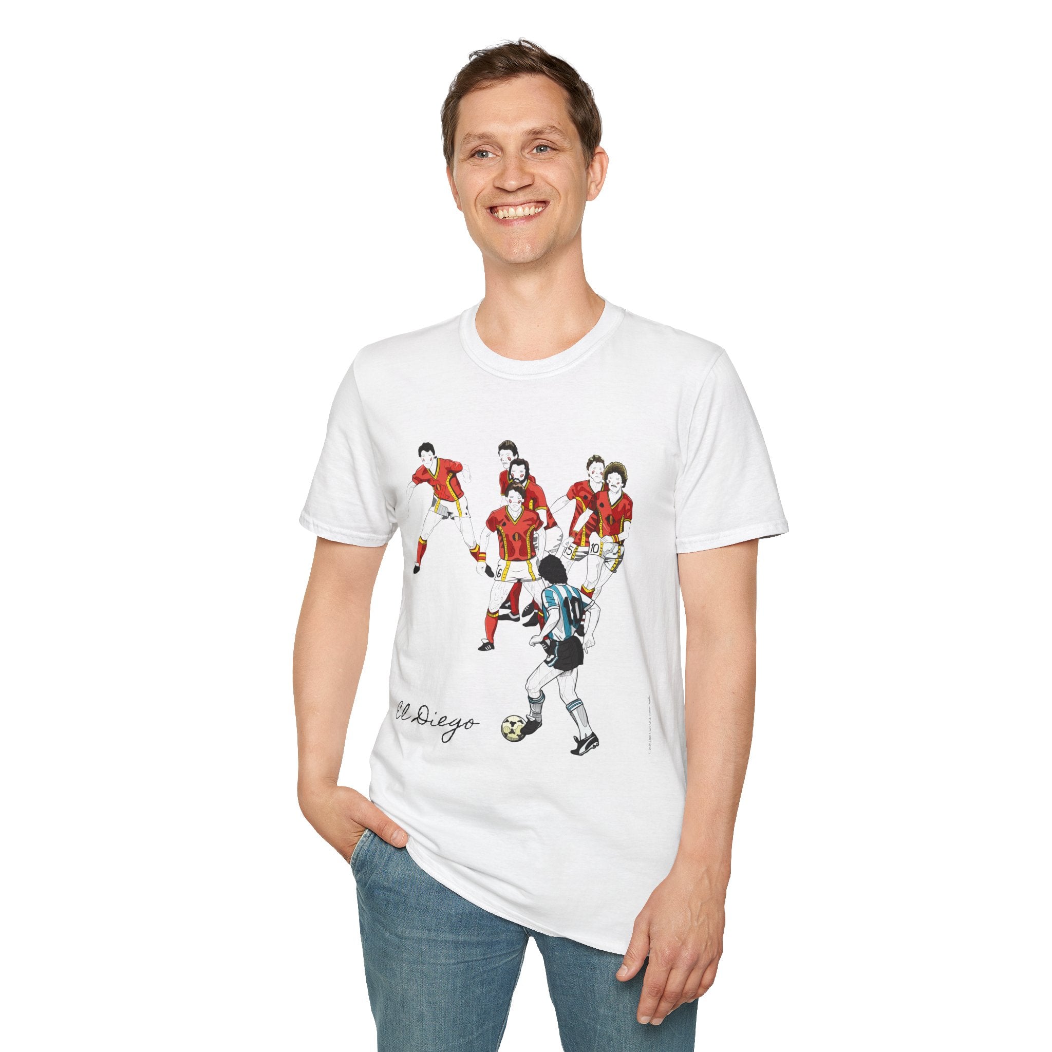 T shirt maradona ICONIC - cotone