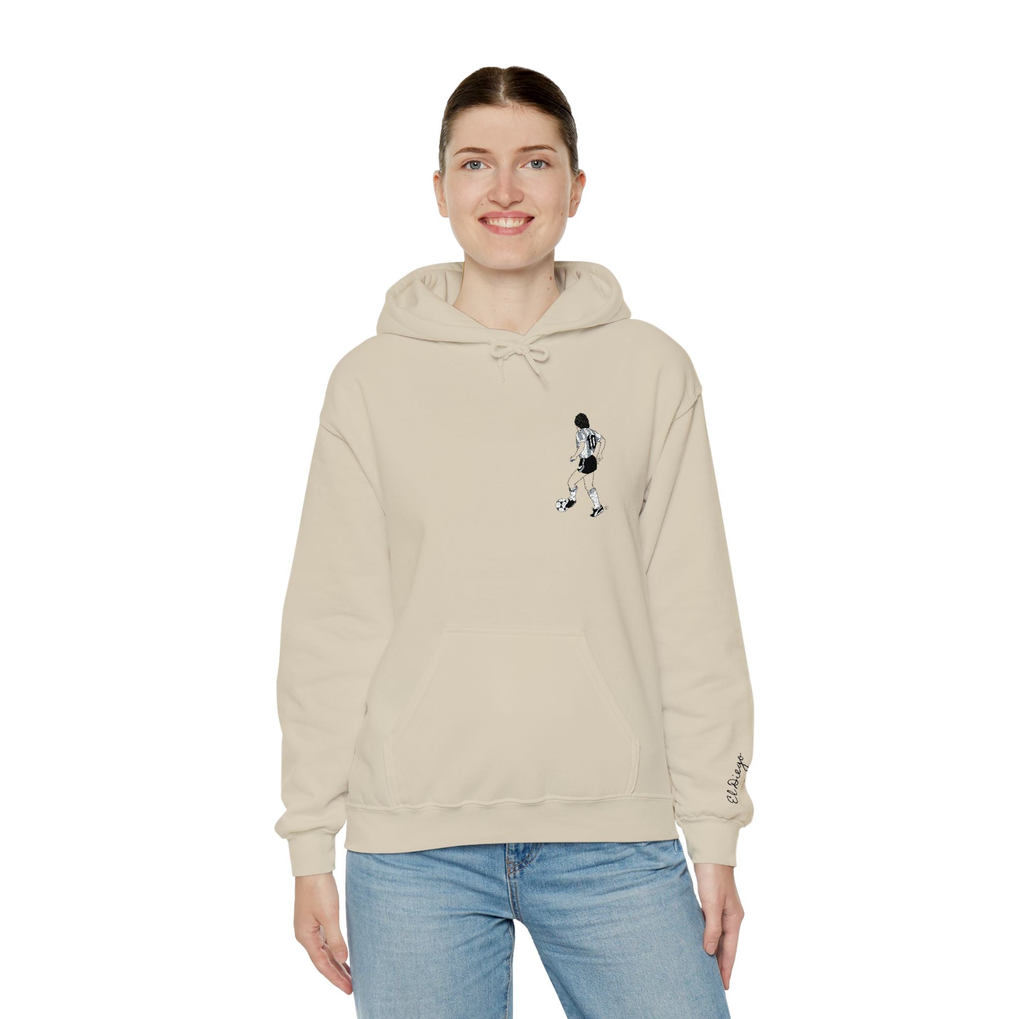 Maradona Iconic Hoodie -RICAMO