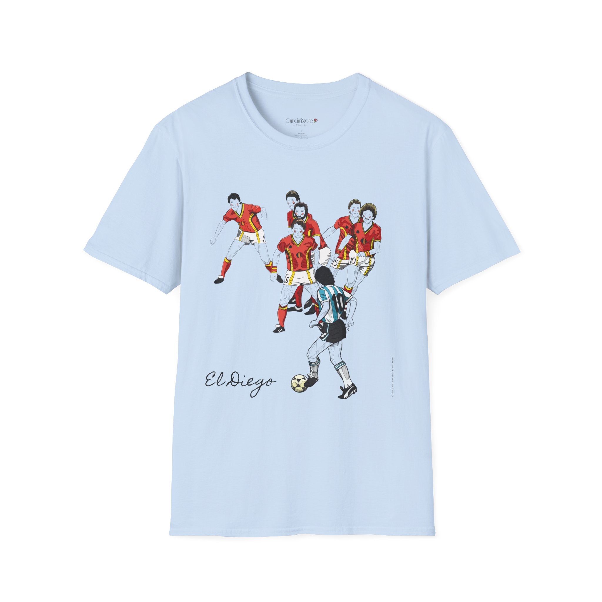 Iconic Maradona T-Shirt - Cotone pettinato