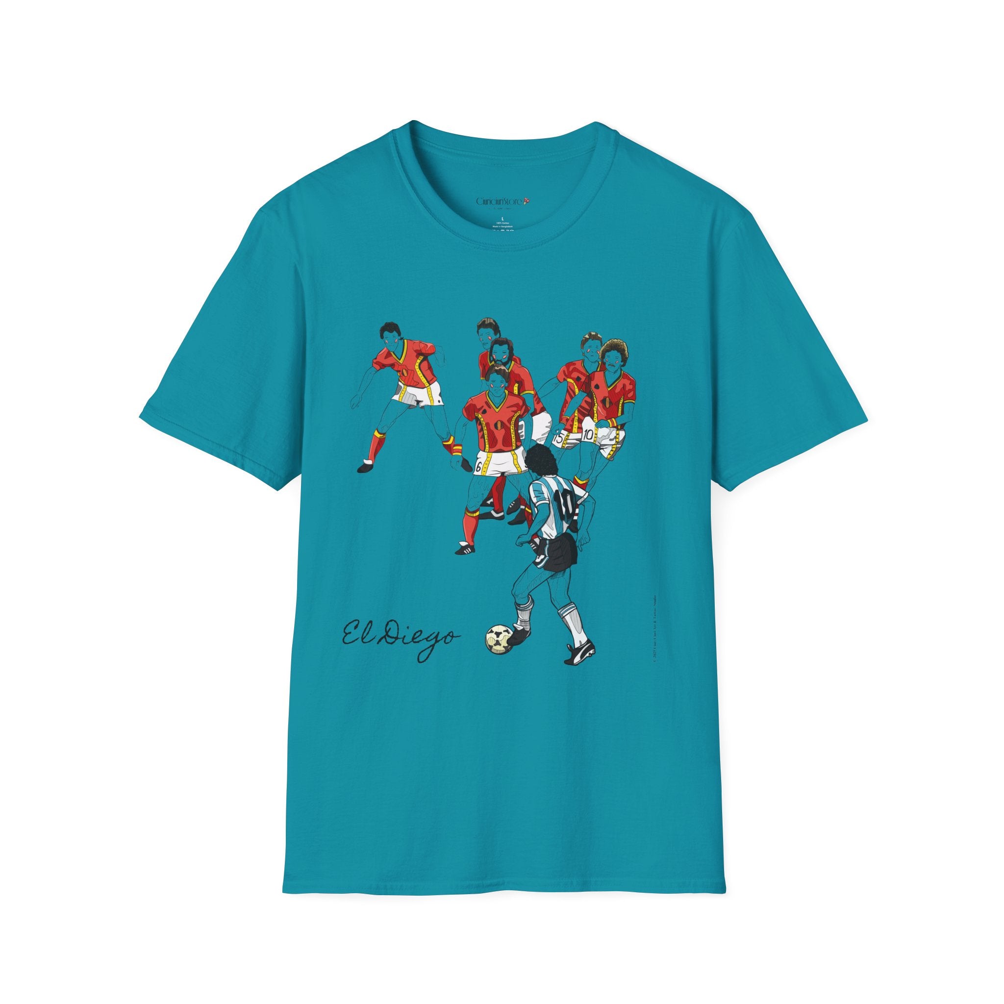 Iconic Maradona T-Shirt - Cotone pettinato
