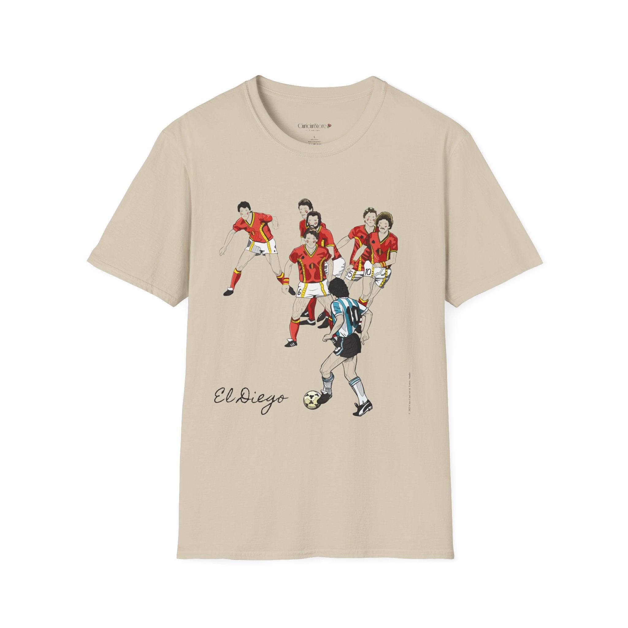 T shirt maradona ICONIC - cotone