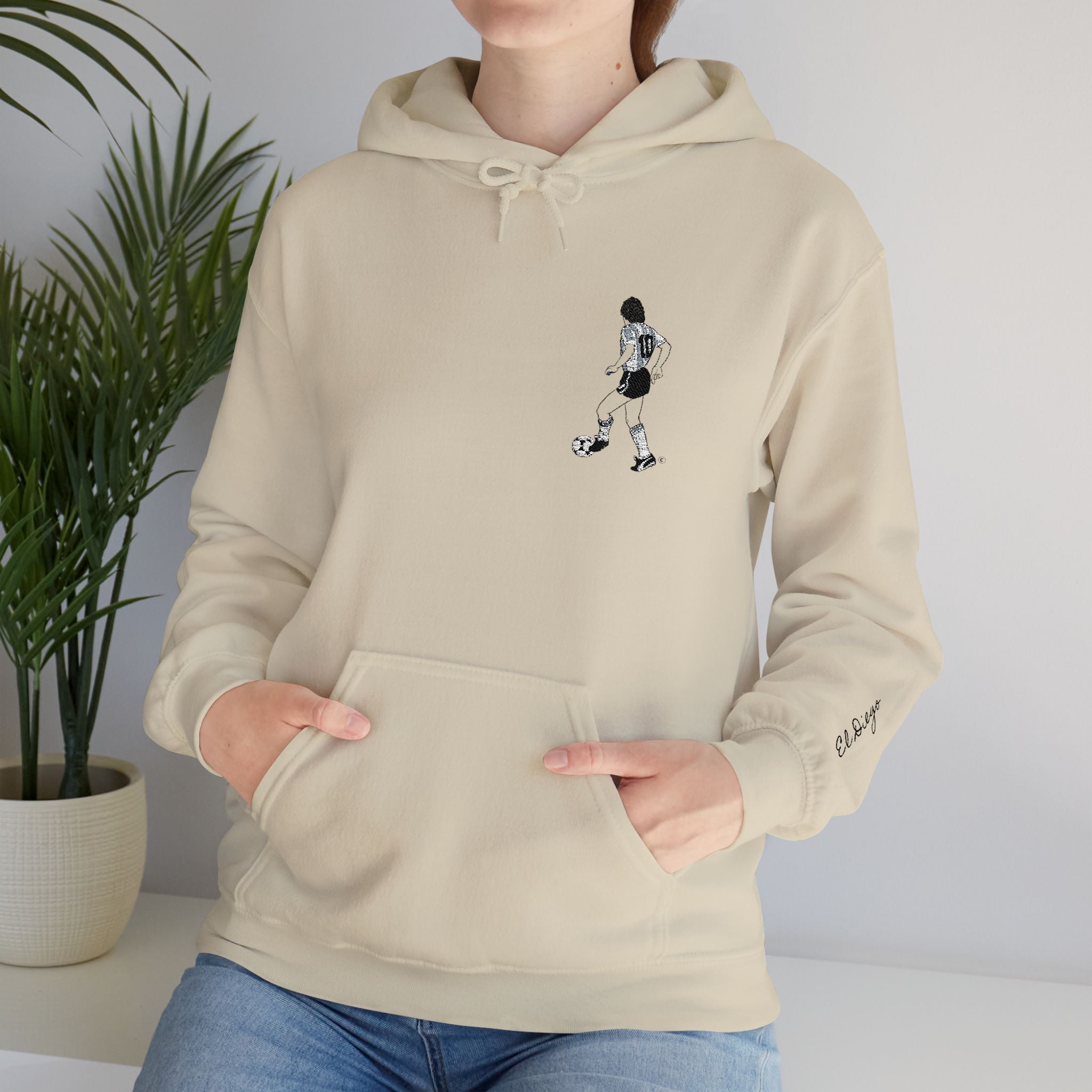 Maradona Iconic Hoodie -RICAMO