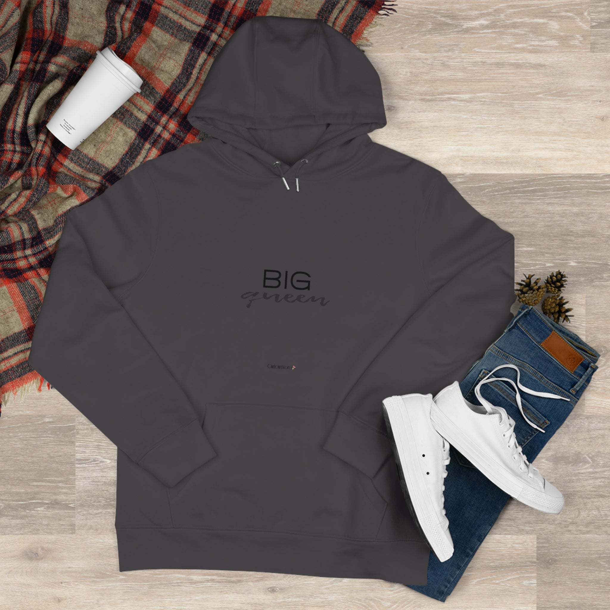 Big Queen Unisex Felpa Design
